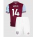 West Ham United Mohammed Kudus #14 Hjemmedraktsett Barn 2024-25 Kortermet (+ Korte bukser)